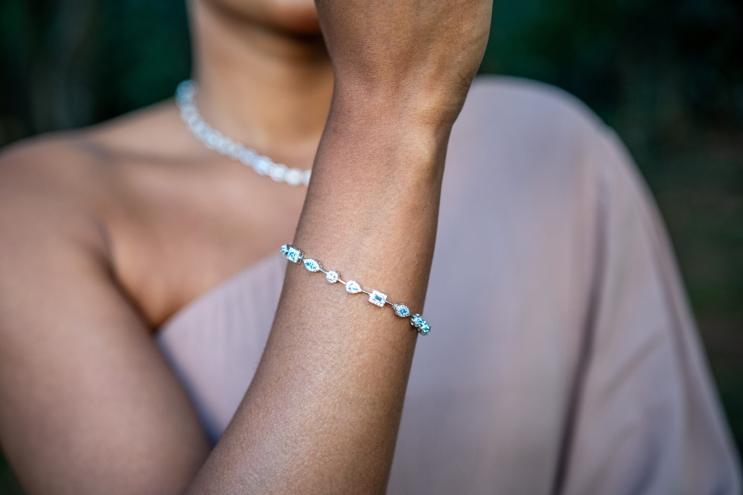Pulseira Riviera Formas Azul - Imagem 3