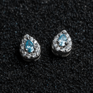 Brinco Gota Diamond Blue