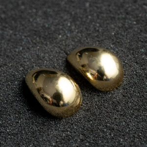 Brinco Gota GG - Banhado em Ouro18k