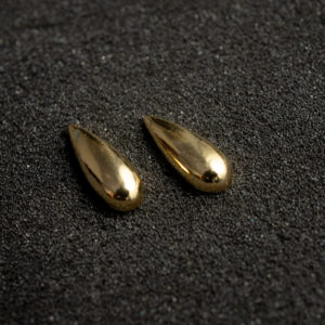 Brinco Gota Slim - Banhado em Ouro 18k