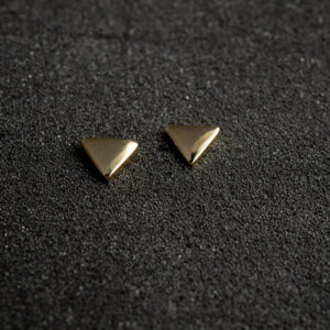 Brinco Triângulo - Banhado em Ouro 18k