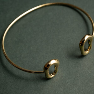 Bracelete Orgânico - Banhado em ouro 18k