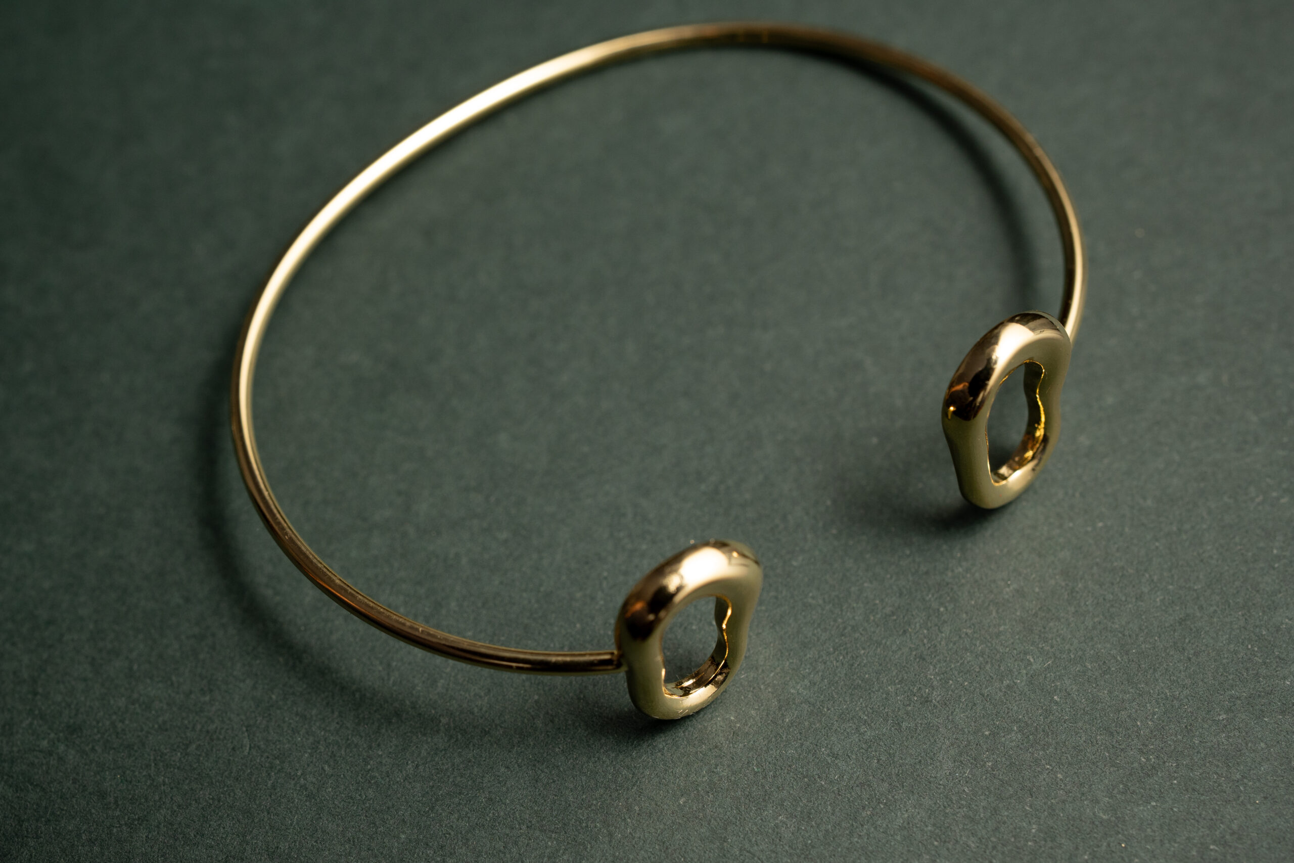 Bracelete Orgânico - Banhado em ouro 18k