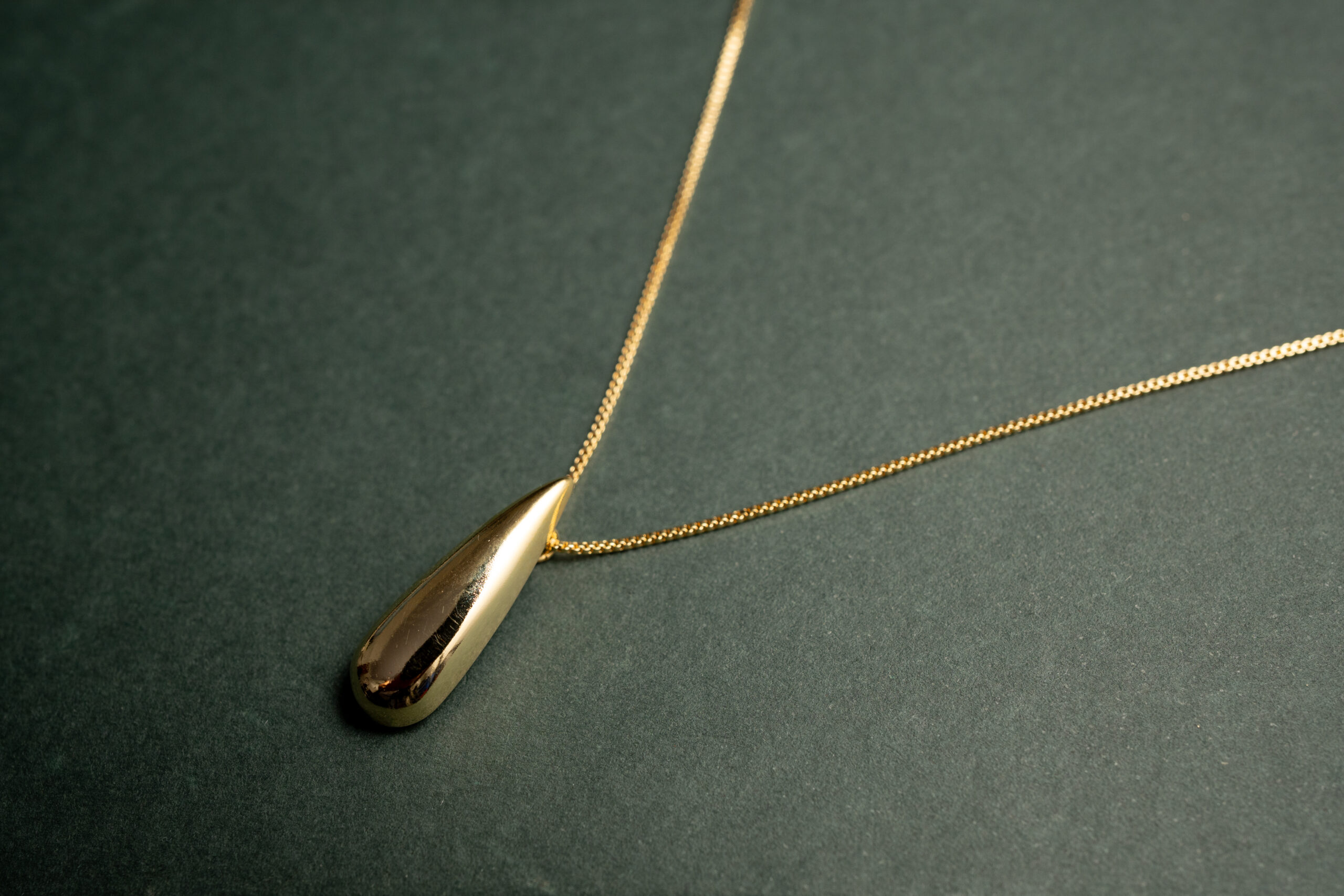 Colar Gota Slim - Banhado em Ouro 18k